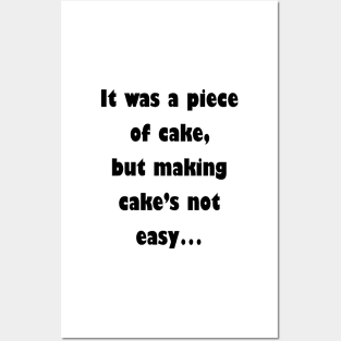 Barenaked Ladies - Piece Of Cake (dark text) Posters and Art